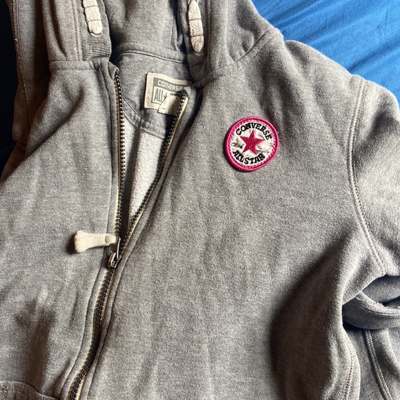 Couple girls hoodies with plenty of life left in them lululemon and converse - Picture 3 of 4